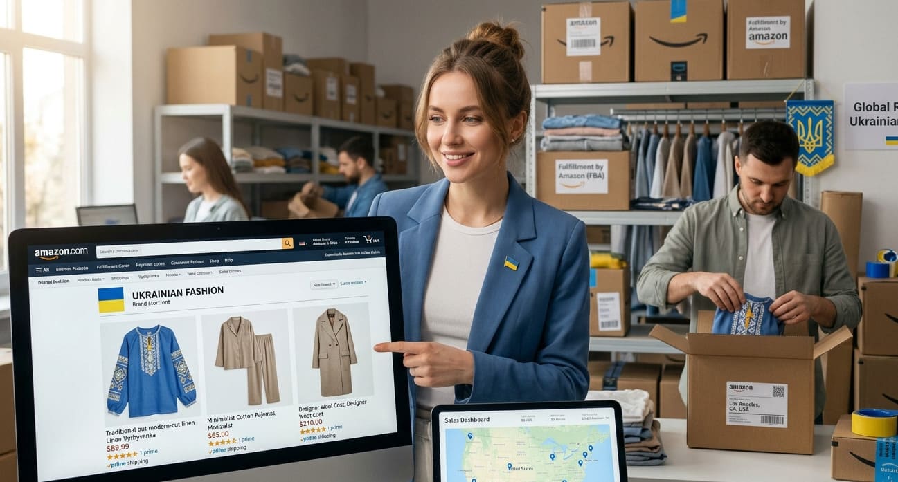 Які українські бренди одягу продаються на Amazon